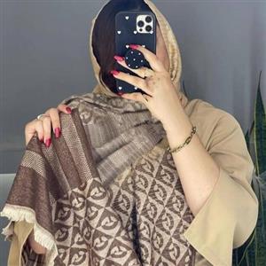 شال پاییزه موهر وارداتی اورجینال طیف سه رنگ دورو قواره 200 در 70