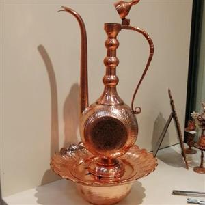 آفتابه لگن  مسی  زنجان