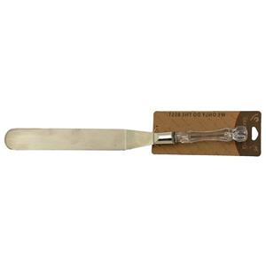 پالت 25 سانت دسته مشکی خم خارجی برای صاف کردن خامه برای قنادان حرفه ای....