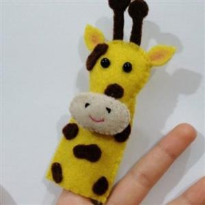 عروسک انگشتی طرح زرافه