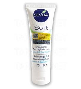 کرم مرطوب کننده سودا مدل Soft حجم 75 میلی لیتر sevda moisturizing cream 