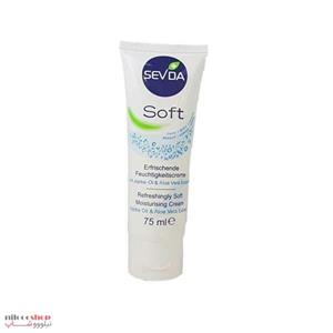 کرم مرطوب کننده سودا مدل Soft حجم 75 میلی لیتر sevda moisturizing cream 