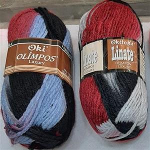 کاموا اسپرت المپیوس ترک 100گرم ضخیم درطرحهای شیک و جذاب