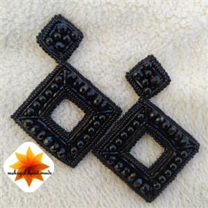 گوشواره جواهر دوزی شده