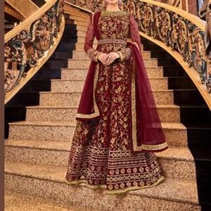 لباس مجلسی  برش خورده هندی 2035