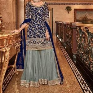 لباس مجلسی نیمه دوخته  هندی2003