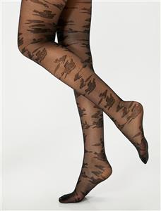 جوراب شلواری طرح گل