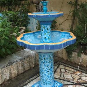 آبنما  کاشی و حوض خانگی