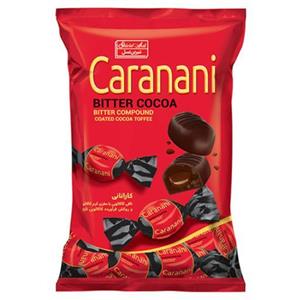 کارانانی تافی کاکائویی با مغز کرم کاکائو و روکش کاکائو تلخ (300گرم) کارون