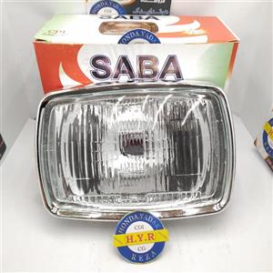 بلوری چراغ جلو کامل موتور سیکلت مخصوص هوندا 125CC مدل فلزی برند SABA صبا 