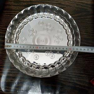 سینی استیل انگشتی سایز 24 و لبه 3 سانتی