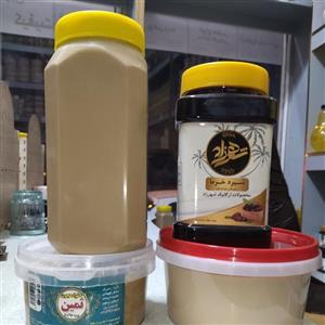 پک کنجدی پیشنهادی غرفه دار (ارده یک کیلویی. حلوای ارده 800 گرمی . شیره خرمای یک کیلویی. حلوای پشمکی برزک 500 گرمی)