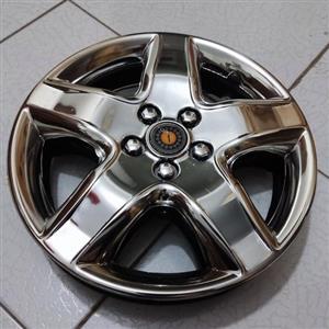 قالپاق استیل رنگ پراید طرح اسپرت سایز رینگ و لاستیک چرخ ماشین قابریک 13 اینچ