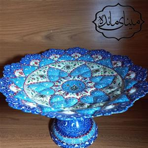 شیرینی خوری میناکاری فیروزه ای 