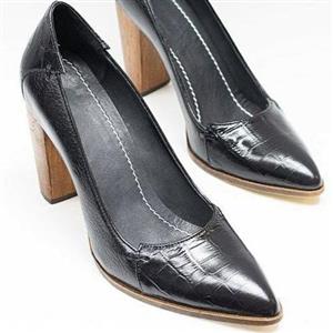 کفش مجلسی زنانه تمام چرم مدل نگین