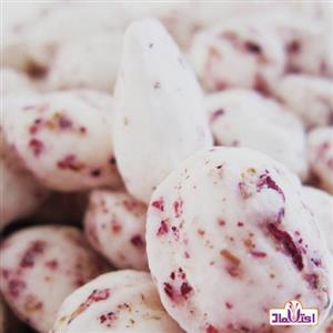 شکرپنیر گلمحمدی 250 گرمی اعتماد تازه و خوشمزه (آبنبات بجنورد)