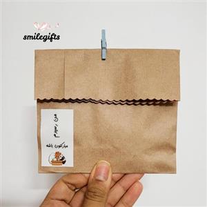 پاکت کرافت تخت سایز 12 در 16 ( بدون تزئینات لیبل و گیره چوبی ارسال میگردد)