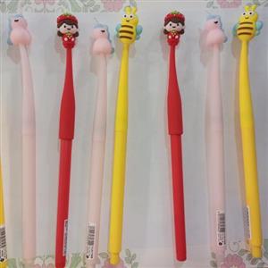 روان نویس فانتزی وجذاب در سه رنگ و طرح های خیلی کیوت وبامزه  سیلیکونی  با جنس  با کیفیت وبسیار خوش دست  فروش بصورت تک