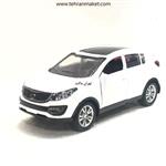 ماشین فلزی کیا اسپورتیج  Kia Sportage سفید چراغدار و موزیکال در تهران ماکت