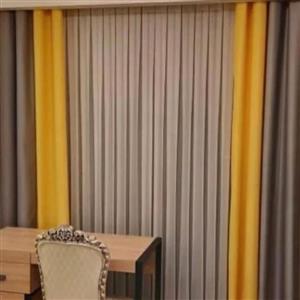 پرده کامل پانچ عرض 3 ارتفاع 280 چهار عدد مخمل فرانسوی و حریر