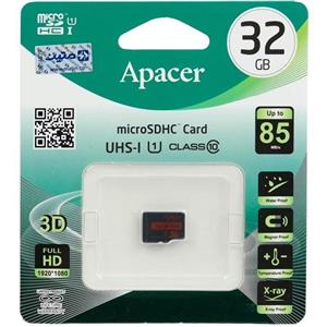 کارت حافظه microsdhc اپیسر مدل ap32g کلاس 10 استاندارد uhs-i u 1 سرعت 85mbps ظرفیت 32 گیگابایت با  مادام العمر