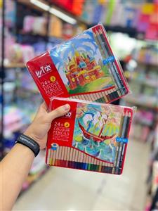 مدادرنگی 24 رنگ فلزی آریا (6 بسته)