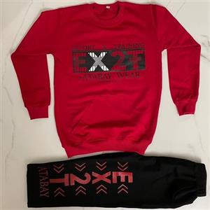 هودی شلوار پسرانه بلوز و شلوار بچگانه  سایز 45 و 50