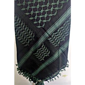 چفیه عربی سبز و مشکی