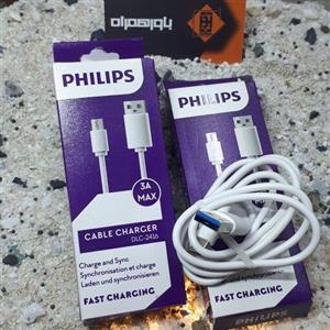 کابل فیلیپس 3 آمپر فست شارژر یک متری