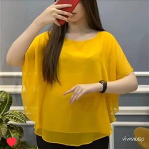 شومیز حریر ساده استردار