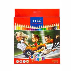 مدادرنگی 24 رنگ تیزو مقوایی