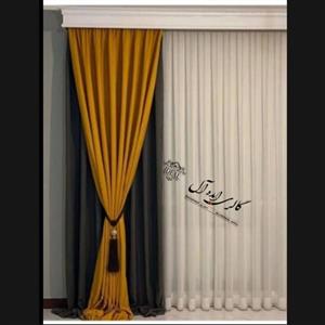 پارچه  مخمل کالیفرنیا درجه 1 عرض 1/5 متر  مناسب جهت والان پرده (فقط پارچه)