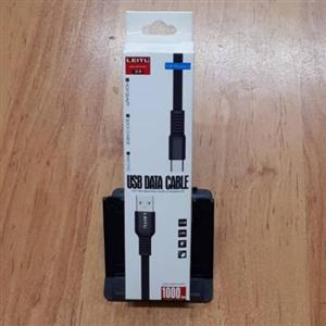 کابل لیتو 2.4 آمپر مدل LD-32 فست شارژ یو اس بی به تایپ سی یک متری