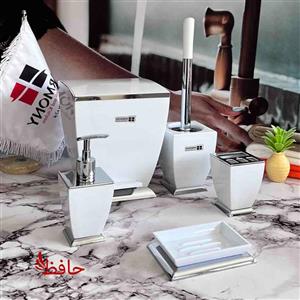 ست سرویس بهداشتی هارمونی مدل آوا طوسی کروم