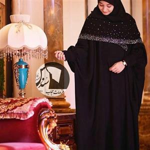 مانتو عبایی عربی ساده مدل احلام  کد محصول 1116