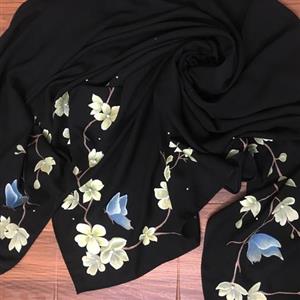 روسری نقاشی شده با دست مزونی