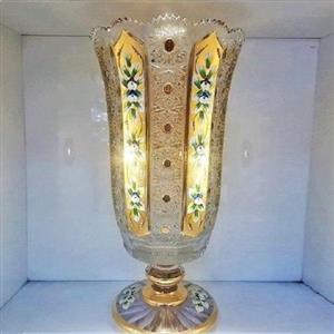 گلدان طلاکوب آلیش
