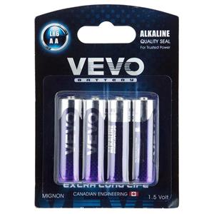 باتری قلمی ویوو مدل Alkaline LR6 بسته 4 عددی