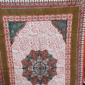 سفره ورومیزی قلمکاری صادراتی اعلا طرح ترنج 