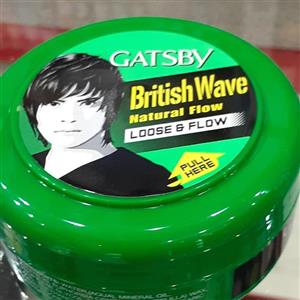 گتسبی واکس موی مدل بریتیش ویو british wave مناسب انواع مو حجم 75 میل 