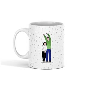 لیوان(ماگ)سرامیکی (طرح عاشقانه)