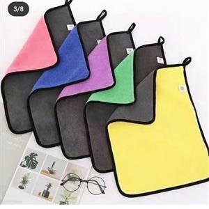 پک 3تایی دستمال آبگیرنانوارسال رایگان دولایه ضخیم اصلی  30در40مخصوص نظافت خودرو وبدنه بدون خش خط