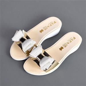 دمپایی دخترانه پاپا 3266 زرد سایز 23