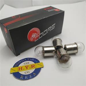 چراغ / لامپ راهنما موتور سیکلت برند COORS بسته چهار عددی