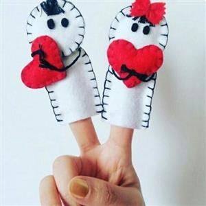 عروسک انگشتی ولنتاین