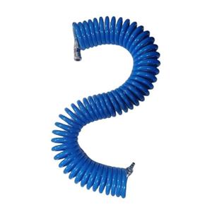 شلنگ فنری باد درجه یک قطر 12 میلیمتری طول 10 متر  pu مناسب برای  کارهای فشار قوی  مانند بکس بادی
