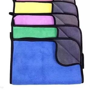 پک 3عددی دستمال آبگیر نانوارسال رایگان  دولایه ضخیم مخصوص نظافت خودرو وبدنه ماشین بدون خط وخش