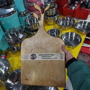 تخته سرو چوبی طرح برگ (سایز متوسط) 