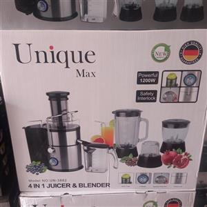 آبمیوه گیری یونیک چهار کاره مخلوط کن آسیاب خردکن یونیک