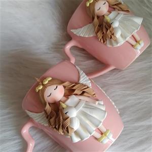 ماگ عروسک فرشته ی بالدار